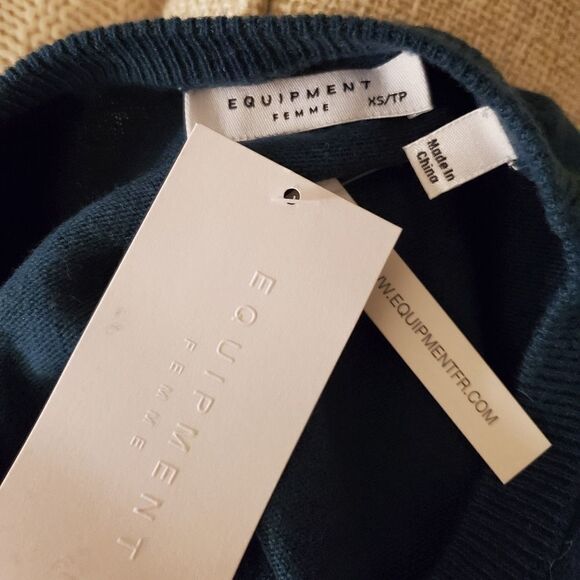 Equipment Knit Crew Neck Sweater XS - Picture 9 of 10